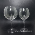 custom 300ml clear balloon gin glasses cup